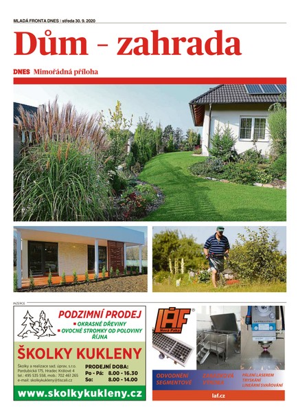MF DNES Hradecký extra - 30.9.2020