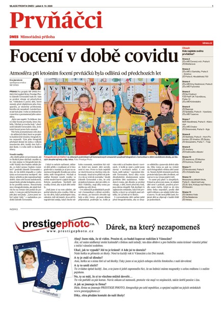 MF DNES extra Praha - 9.10.2020