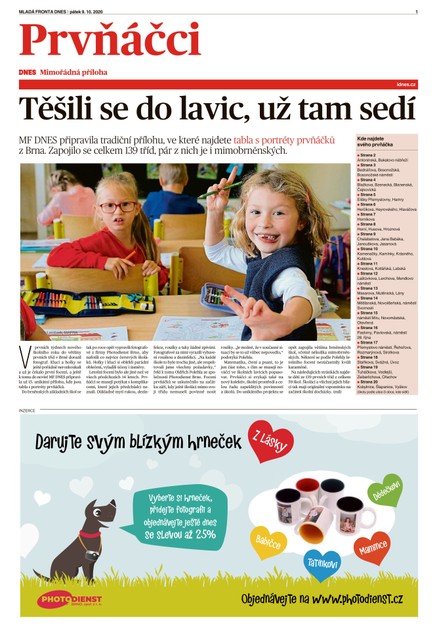 MF DNES extra Brno a Jižní Morava - 9.10.2020