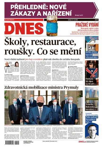 MF DNES - 14.10.2020