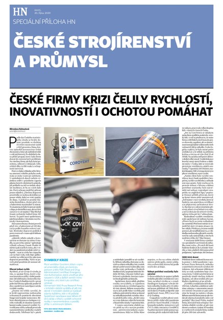 HN 203 - 20.10.2020 příloha České strojírenství a průmysl