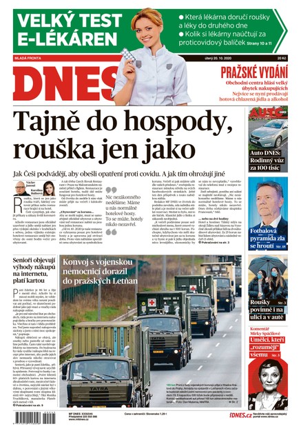 MF DNES - 20.10.2020