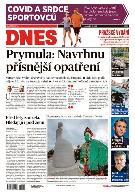 MF DNES - 21.10.2020