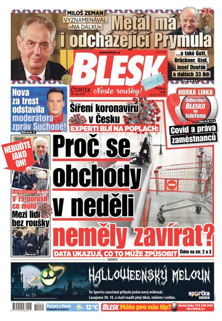 Blesk - 29.10.2020