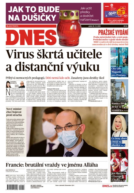 MF DNES - 30.10.2020