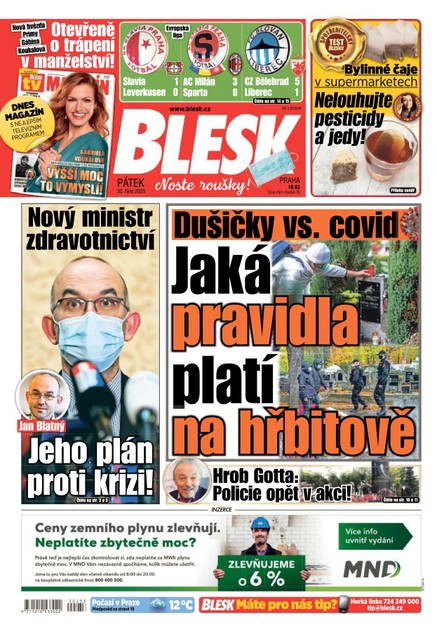 Blesk - 30.10.2020