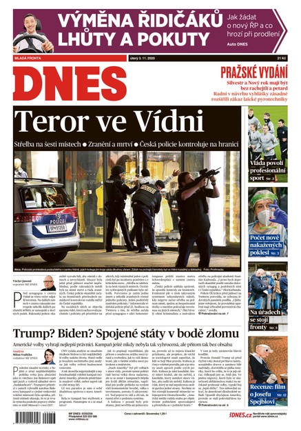 MF DNES - 3.11.2020