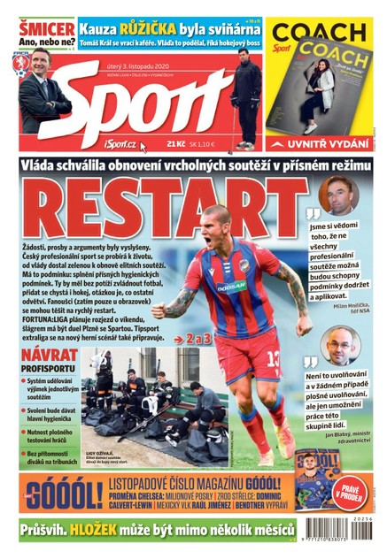 Sport - 3.11.2020