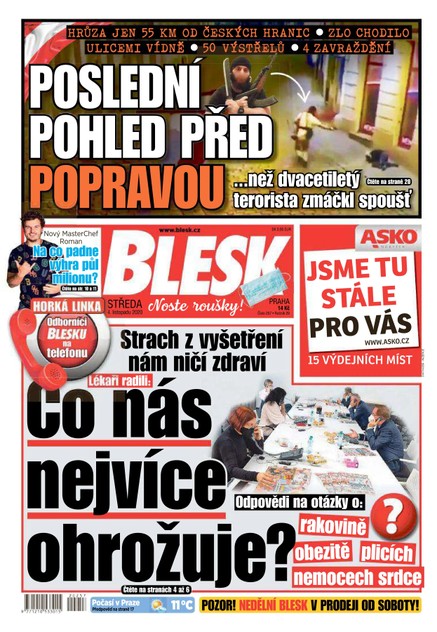 Blesk - 4.11.2020