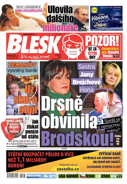 Blesk - 16.11.2020