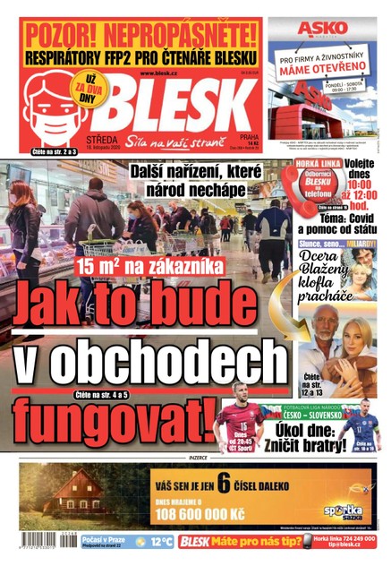 Blesk - 18.11.2020