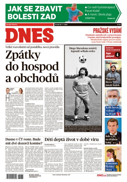 MF DNES - 26.11.2020