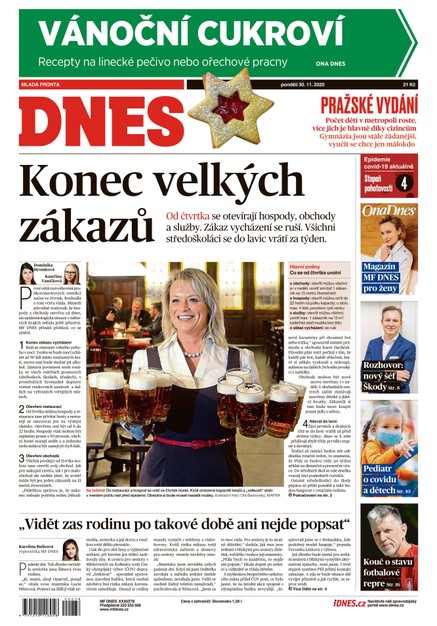 MF DNES - 30.11.2020