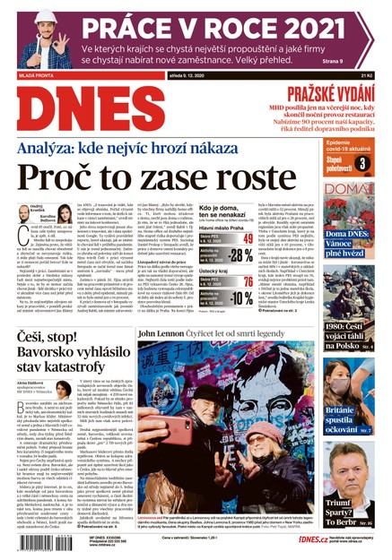 MF DNES - 9.12.2020