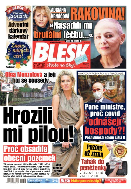 Blesk - 10.12.2020