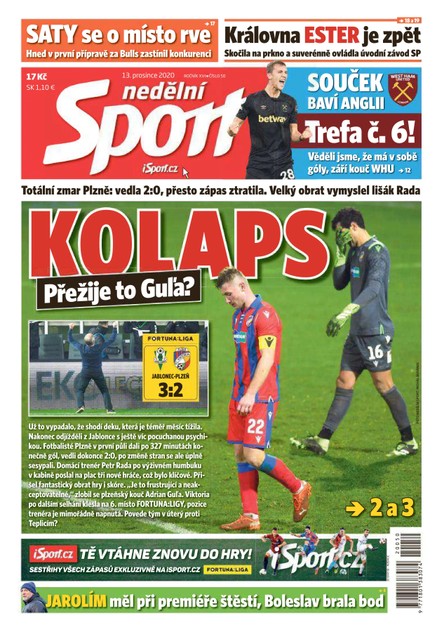 Nedělní Sport - 13.12.2020