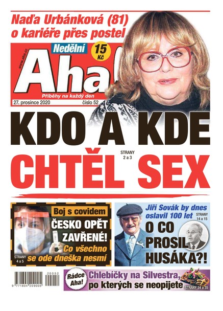 Nedělní AHA! - 27.12.2020