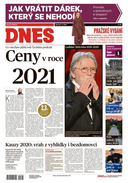 MF DNES - 29.12.2020