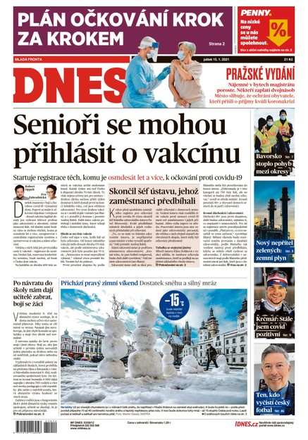 MF DNES - 15.1.2021