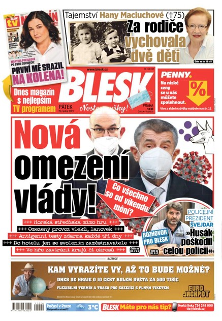 Blesk - 29.1.2021