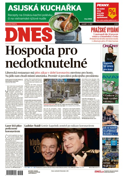 MF DNES - 1.2.2021