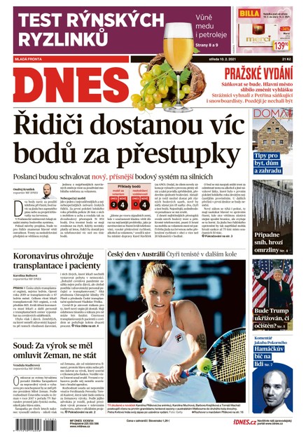 MF DNES - 10.2.2021