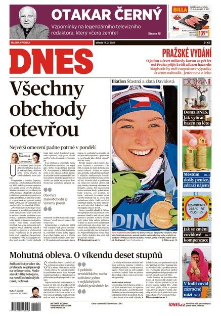 MF DNES - 17.2.2021