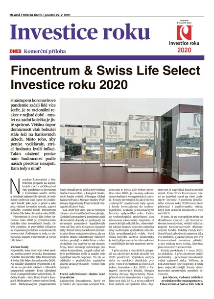 MF DNES extra Vysočina - 22.2.2021