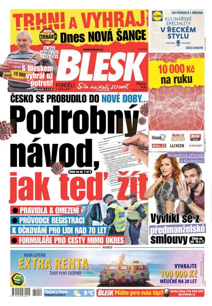 Blesk - 1.3.2021