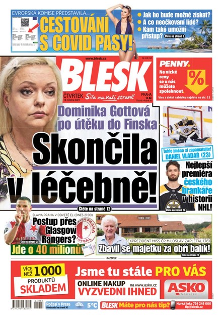 Blesk - 18.3.2021