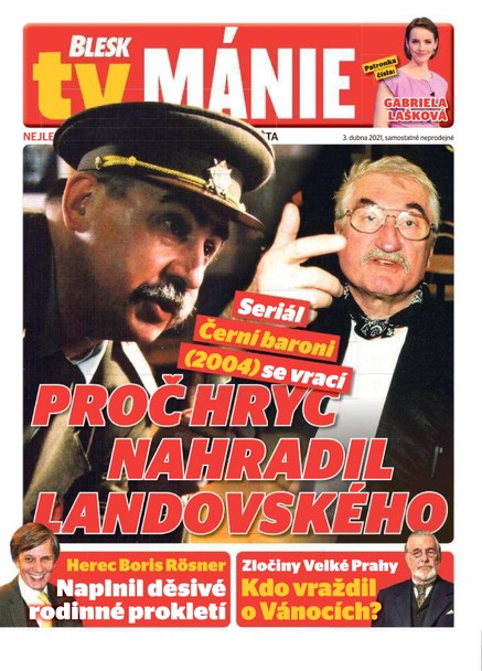 Blesk Tv manie - 3.4.2021