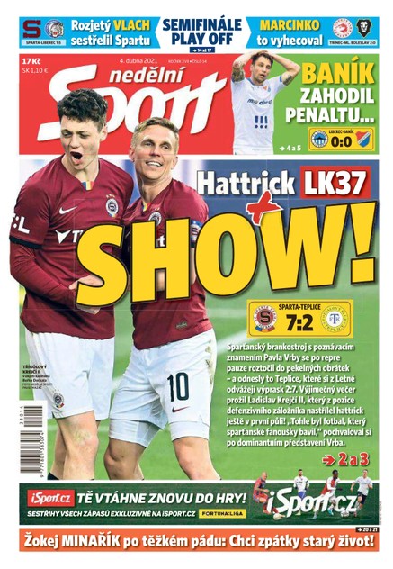 Nedělní Sport - 4.4.2021