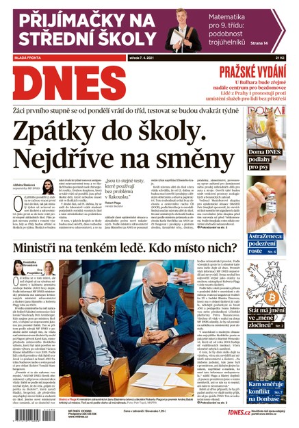 MF DNES - 7.4.2021