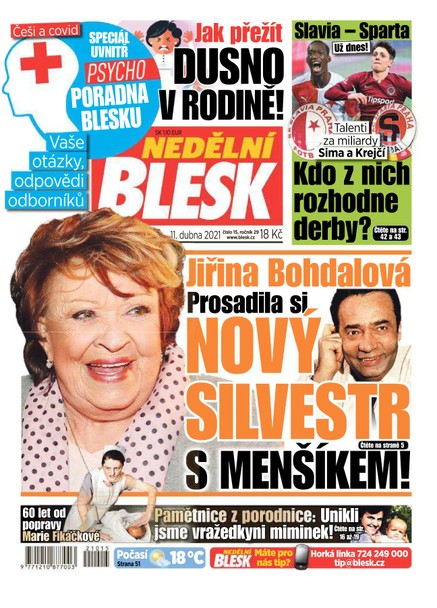 Nedělní Blesk - 11.4.2021