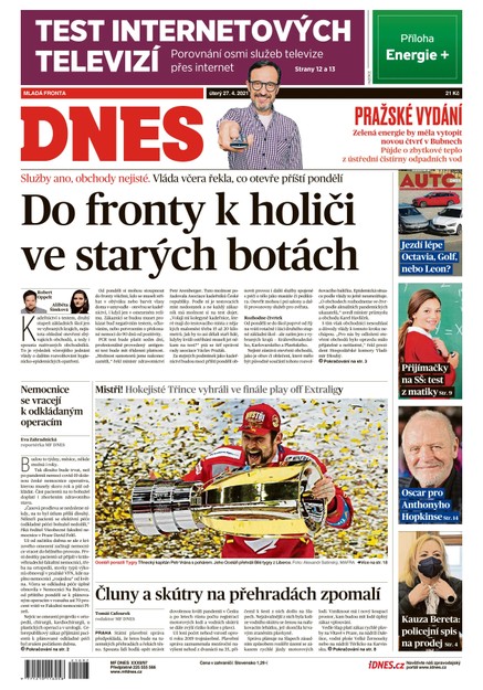 MF DNES - 27.4.2021