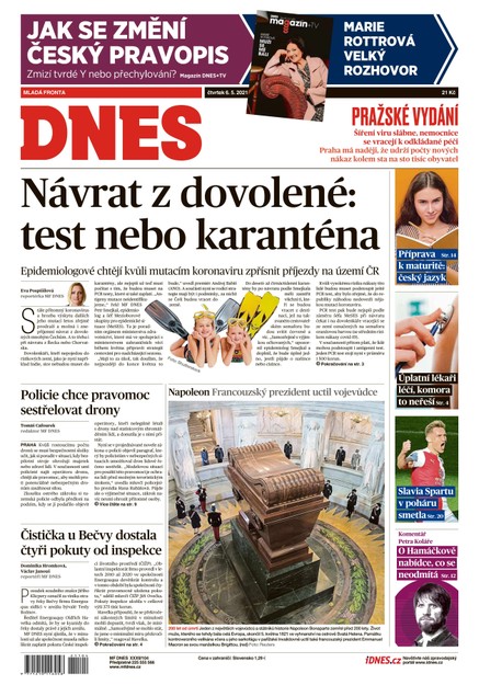 MF DNES - 6.5.2021