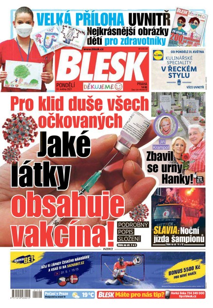 Blesk - 31.5.2021