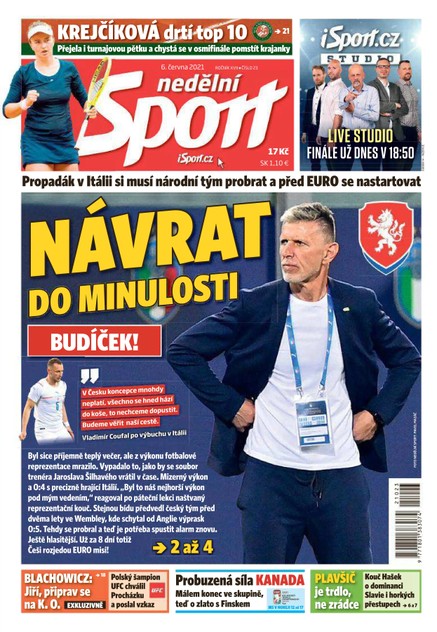 Nedělní Sport - 6.6.2021