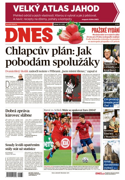 MF DNES - 16.6.2021