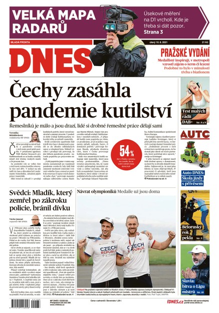 MF DNES - 10.8.2021