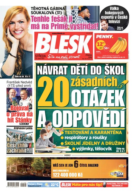 Blesk - 18.8.2021
