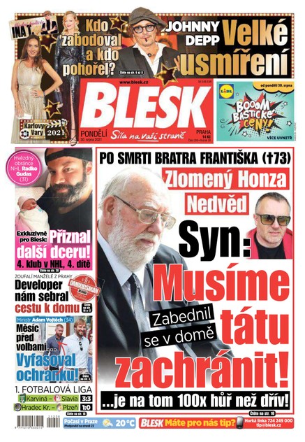 Blesk - 30.8.2021