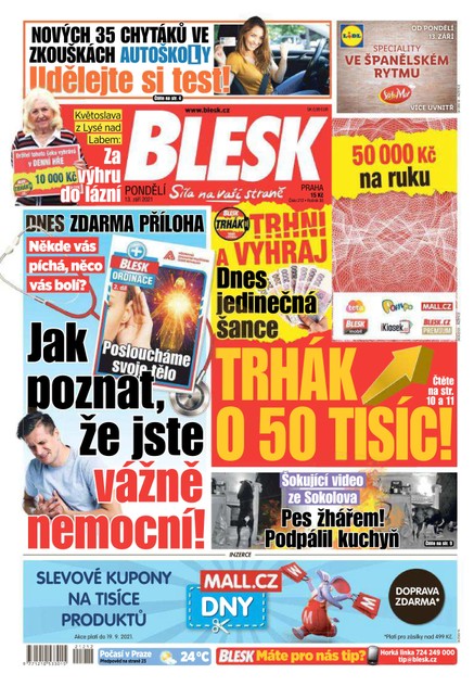 Blesk - 13.9.2021