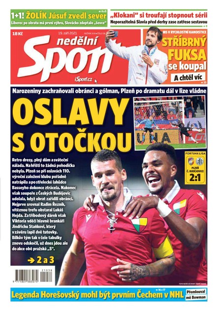 Nedělní Sport - 19.9.2021