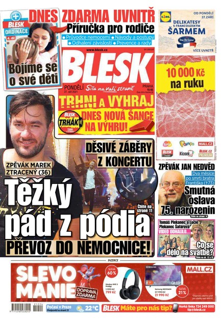 Blesk - 27.9.2021