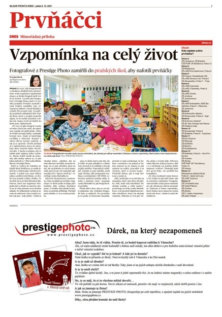 MF DNES extra Praha - 8.10.2021