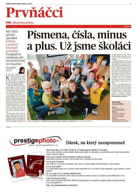 MF DNES extra Vysočina - 8.10.2021