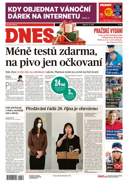 MF DNES - 15.10.2021