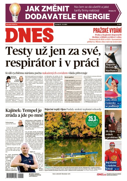 MF DNES - 21.10.2021