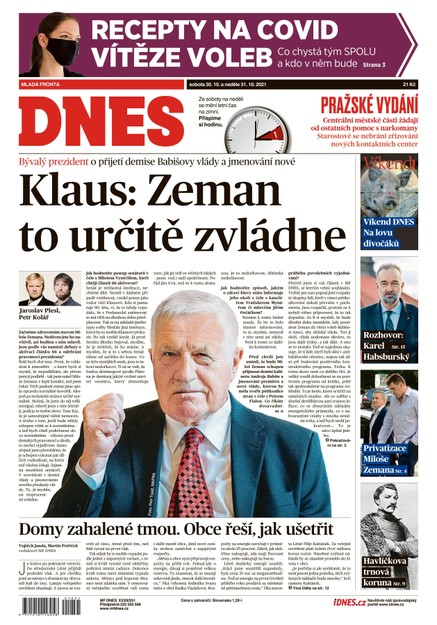 MF DNES - 30.10.2021